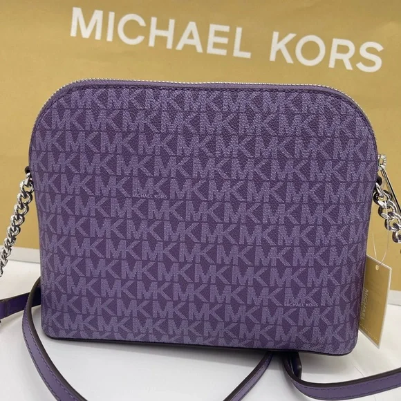 MICHAEL KORS Jet Set Travel Color-Block Signature Logo Crossbody Bag
Dark Purple - Picture 7 of 16